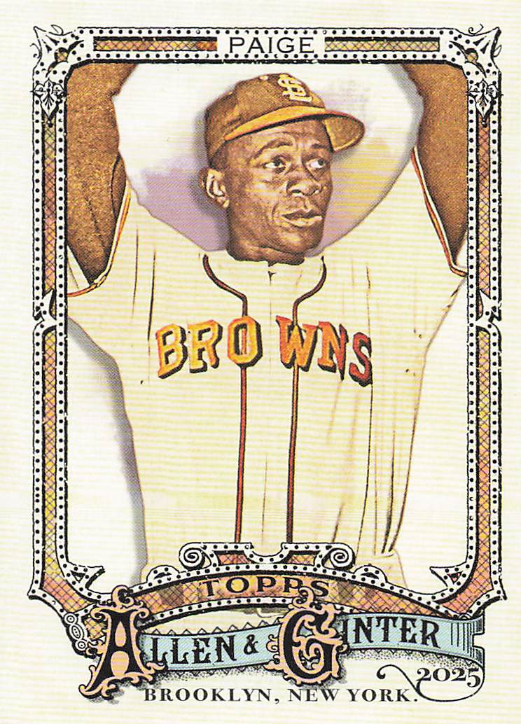 2025 Topps Allen & Ginter Baseball Satchel Paige #57