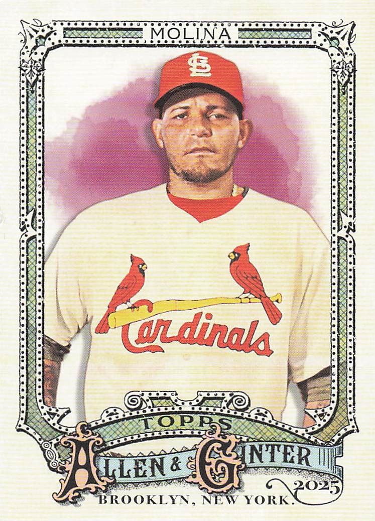 2025 Topps Allen & Ginter Baseball Yadier Molina #51
