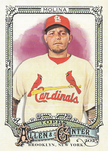 2025 Topps Allen & Ginter Baseball Yadier Molina #51