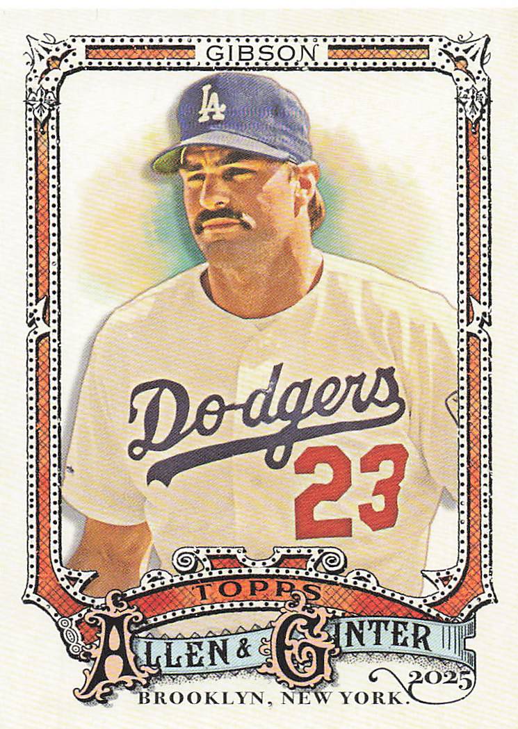 2025 Topps Allen & Ginter Baseball Kirk Gibson #17