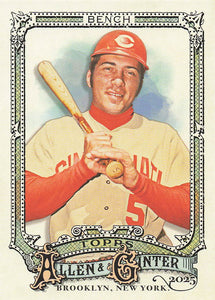 2025 Topps Allen & Ginter Baseball Johnny Bench #320