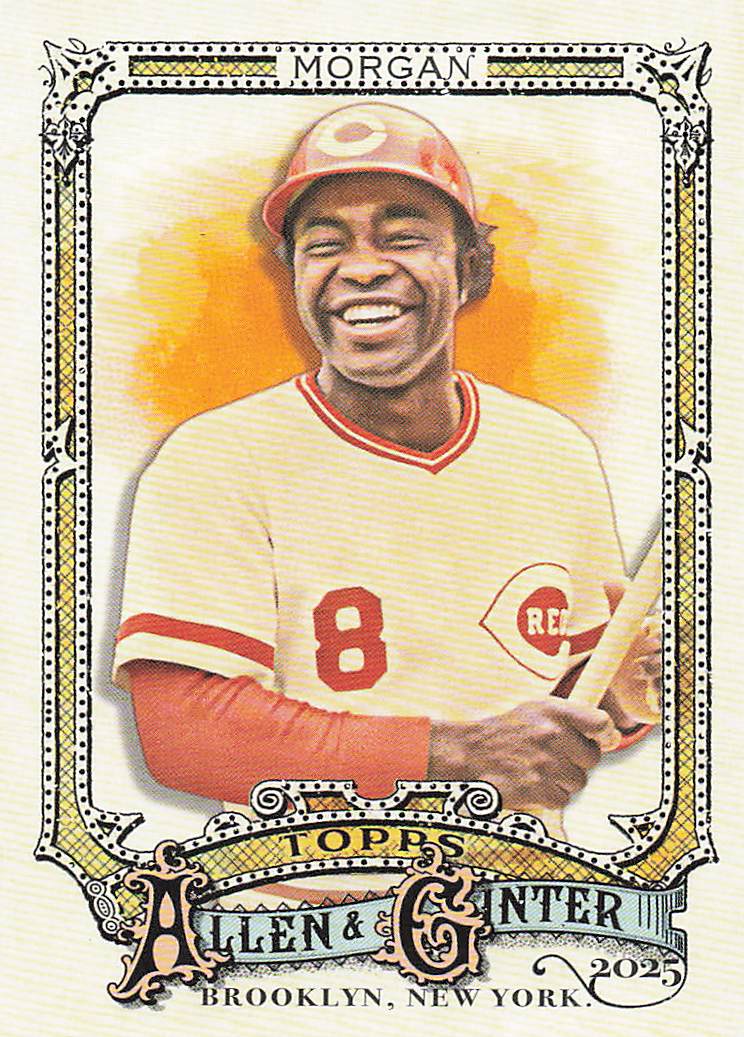 2025 Topps Allen & Ginter Baseball Joe Morgan #179