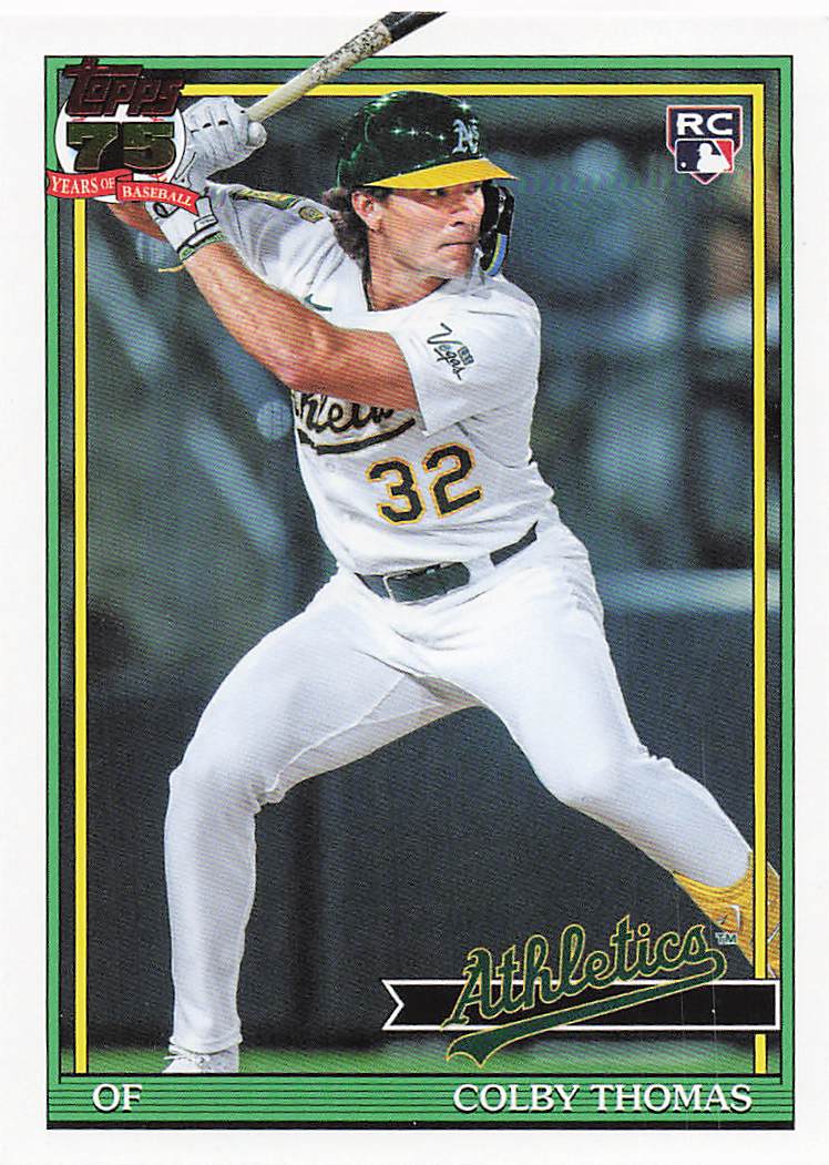 2026 Topps Baseball 1991 Topps Baseball Colby Thomas #T91-6