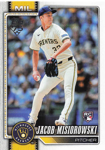 2026 Topps Baseball Jacob Misiorowski #10 Rookie