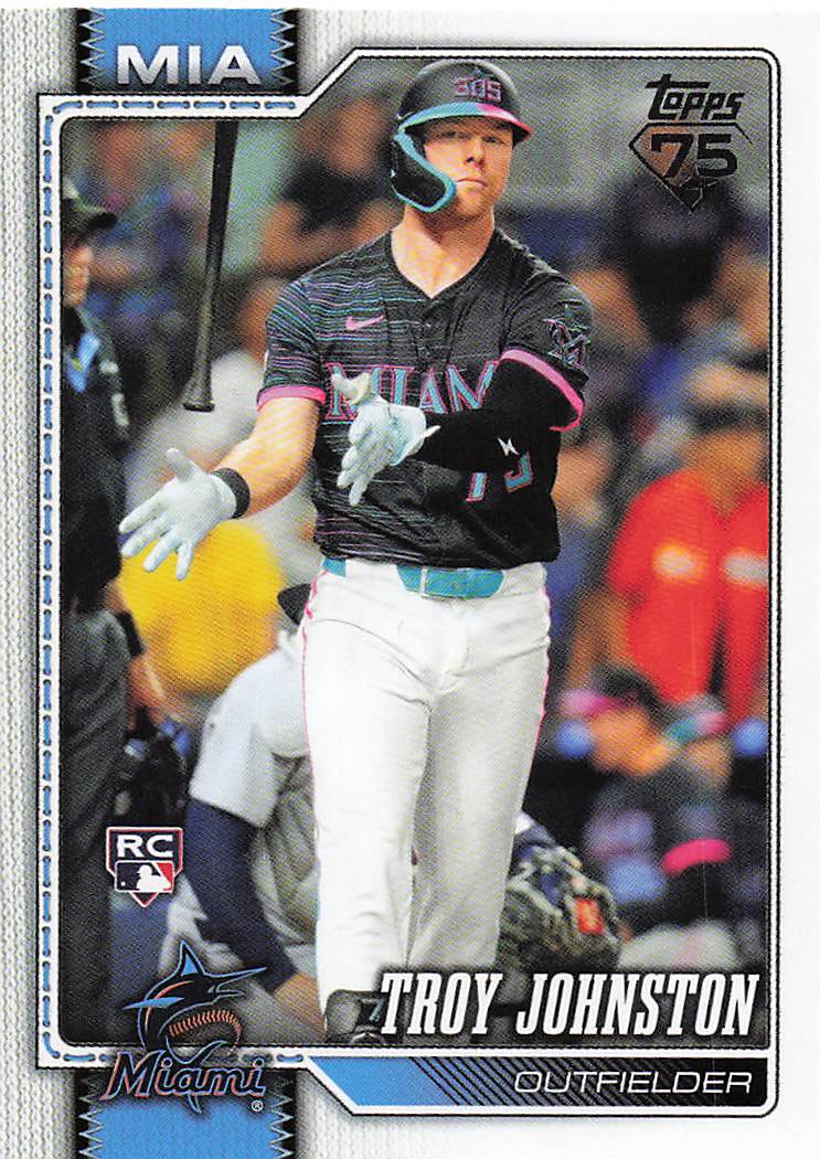 2026 Topps Baseball Troy Johnston #317 Rookie