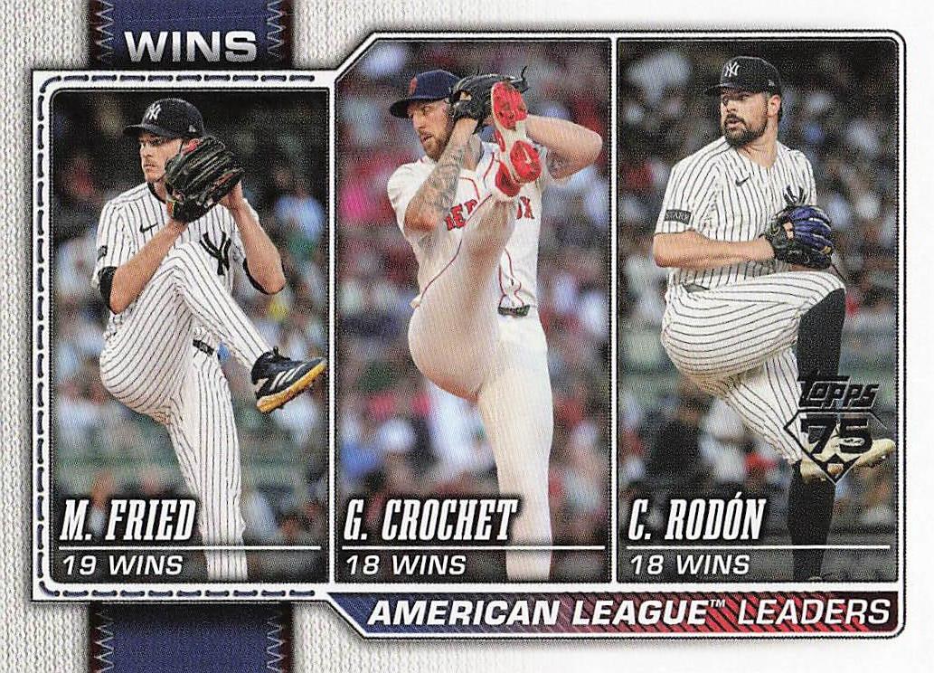 2026 Topps Baseball (Max Fried / Garrett Crochet / Carlos Rodon) #130