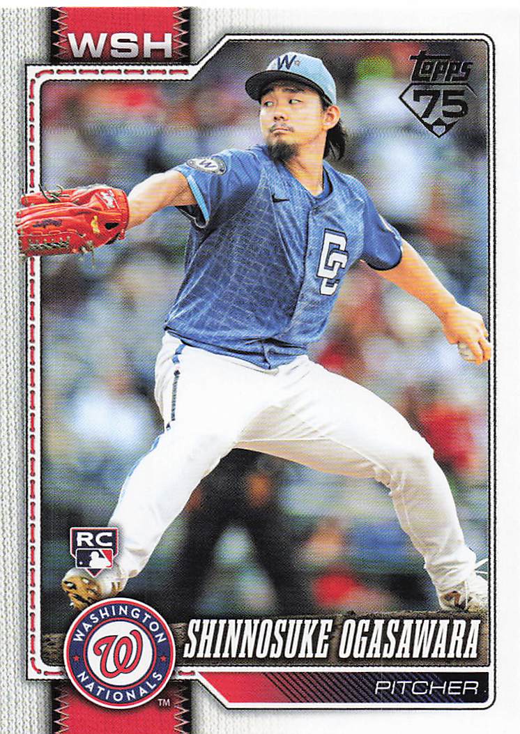 2026 Topps Baseball Shinnosuke Ogasawara #32 Rookie