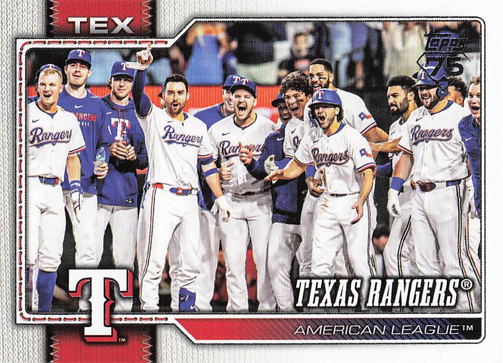 2026 Topps Baseball Texas Rangers #258