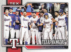 2026 Topps Baseball Texas Rangers #258