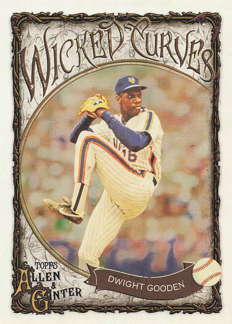 2025 Topps Allen & Ginter X Baseball Wicked Curves Dwight Gooden #WC-1