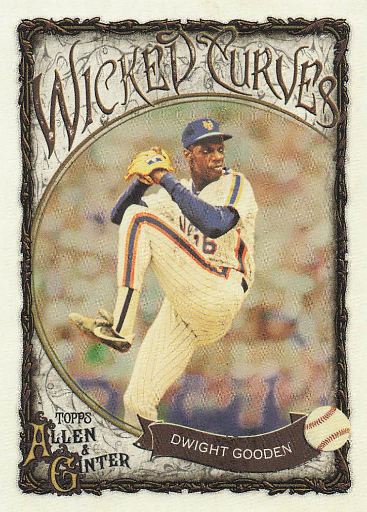 2025 Topps Allen & Ginter X Baseball Wicked Curves Dwight Gooden #WC-1