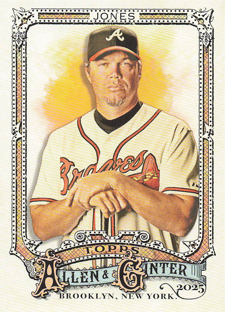 2025 Topps Allen & Ginter Baseball Chipper Jones #36