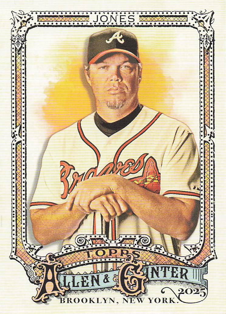 2025 Topps Allen & Ginter Baseball Chipper Jones #36