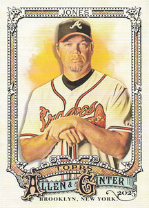 2025 Topps Allen & Ginter Baseball Chipper Jones #36