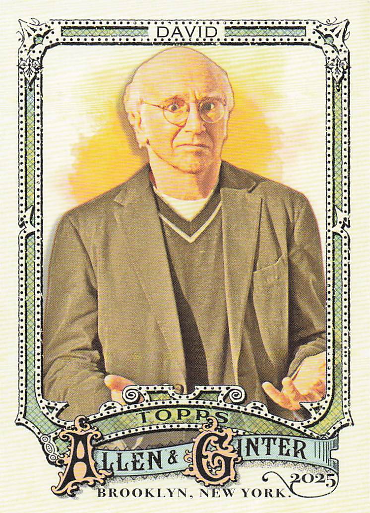 2025 Topps Allen & Ginter Baseball Larry David #184