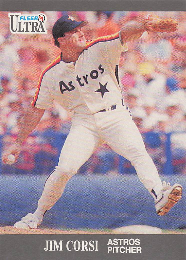 1991 Ultra Update Baseball Jim Corsi #U-80