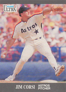 1991 Ultra Update Baseball Jim Corsi #U-80