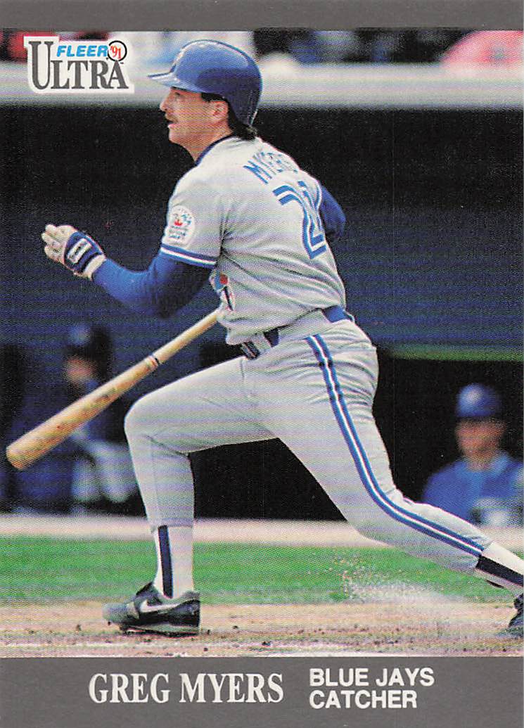 1991 Ultra Update Baseball Greg Myers #U-62