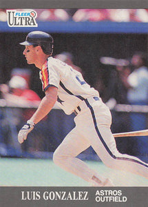 1991 Ultra Update Baseball Luis Gonzalez #U-82 Rookie