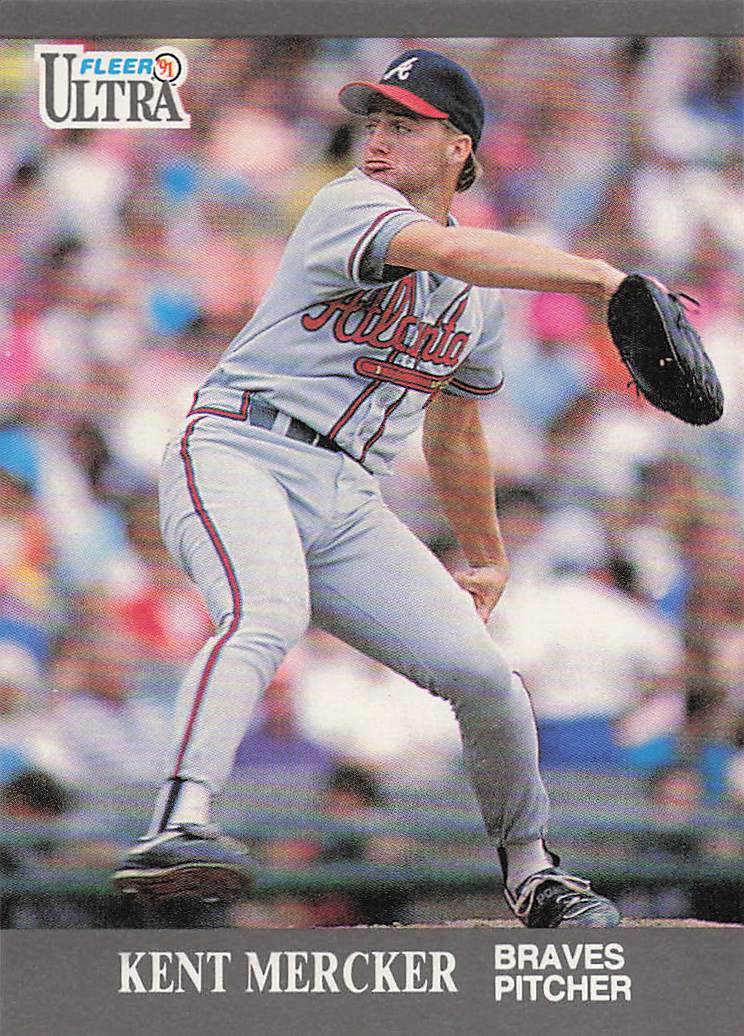 1991 Ultra Update Baseball Kent Mercker #U-68
