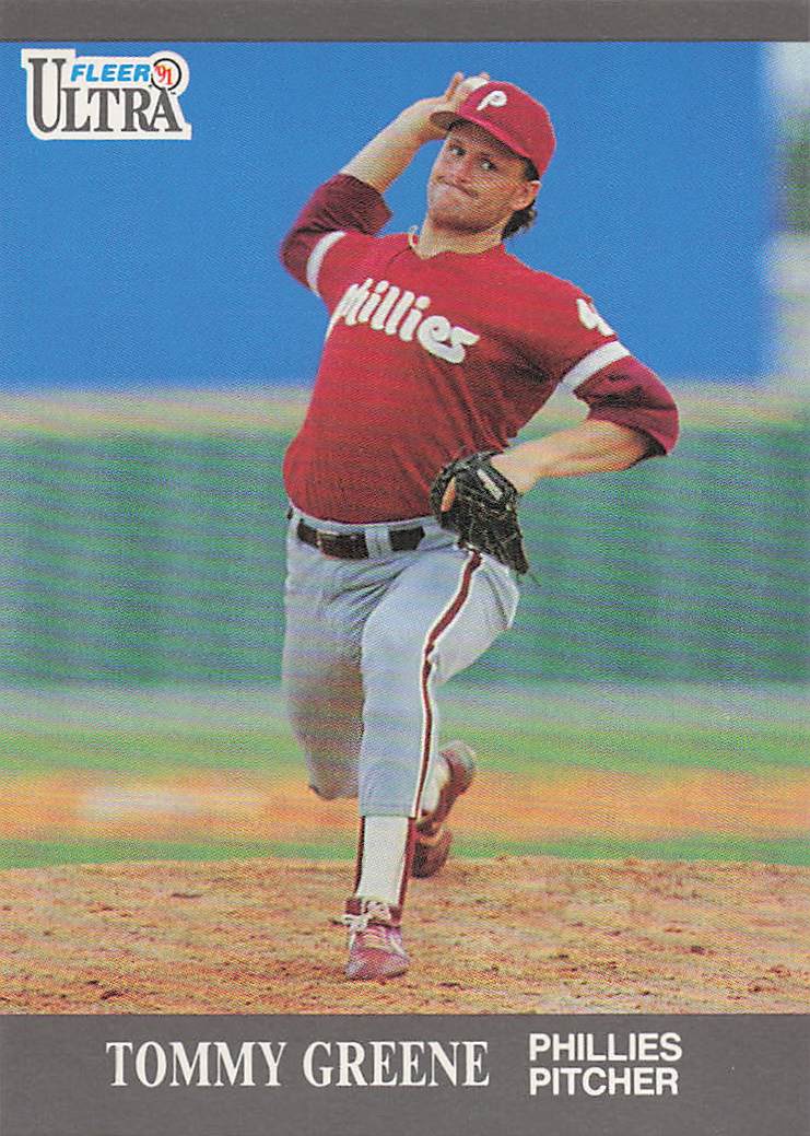 1991 Ultra Update Baseball Tommy Greene #U-99