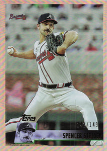2025 Topps Archives Baseball Rainbow Foilboard 142/149 Spencer Strider #131