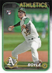 2024 Topps Baseball Joe Boyle #443 Rookie