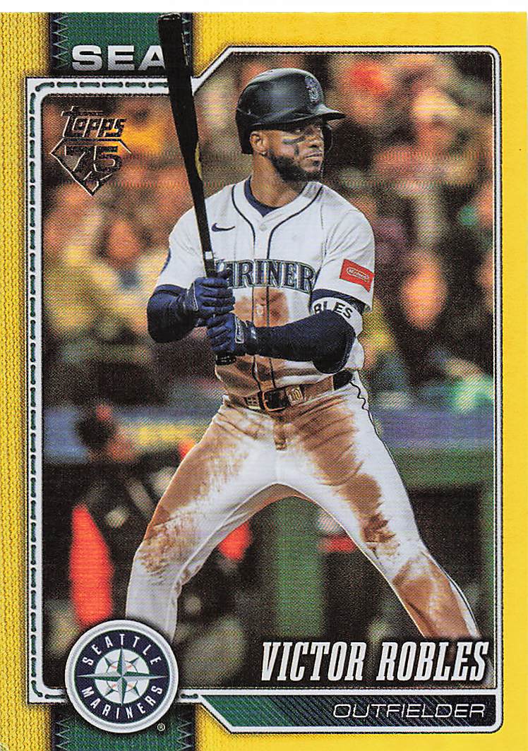 2026 Topps Baseball Yellow Rainbow Foil 171/399 Victor Robles #160