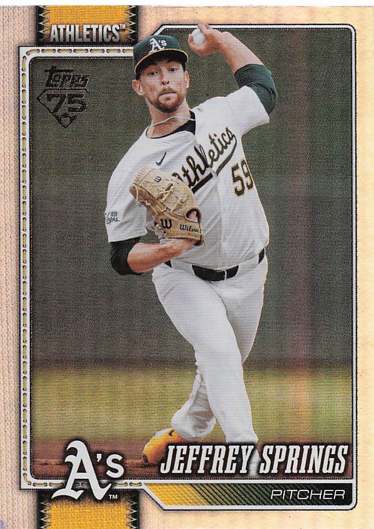 2026 Topps Baseball Rainbow Foil Jeffrey Springs #87