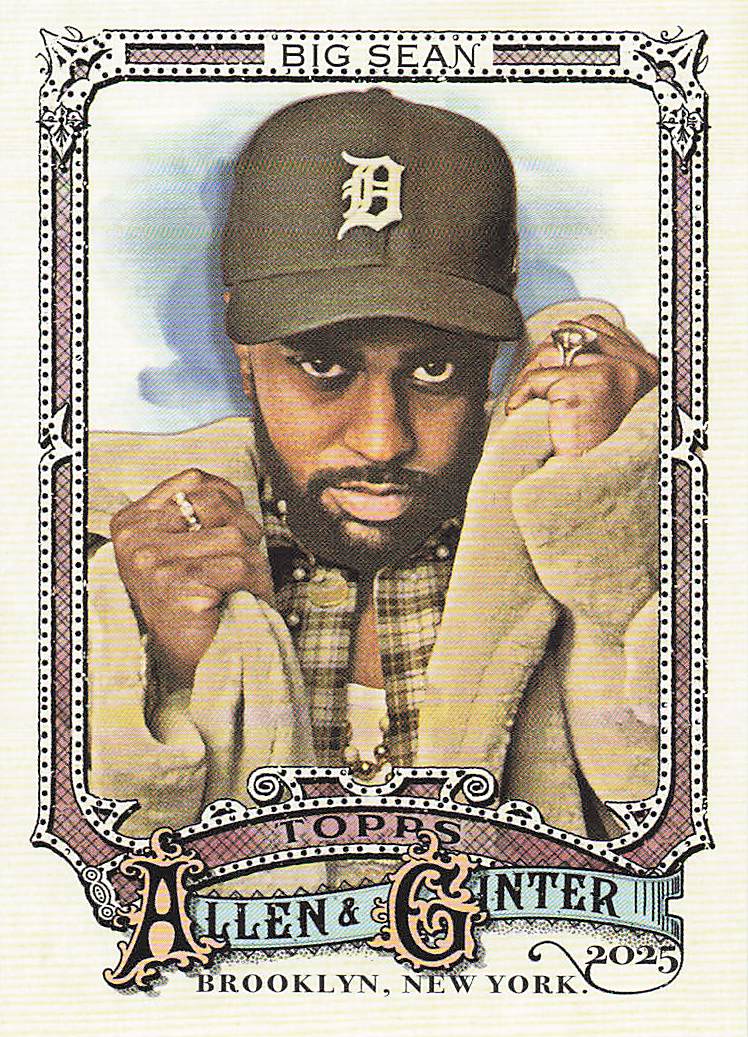 2025 Topps Allen & Ginter Baseball Silver Portrait Big Sean #206