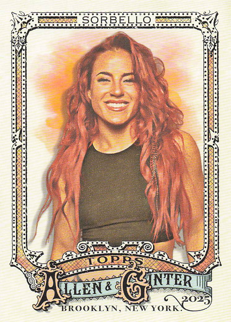 2025 Topps Allen & Ginter Baseball Cara Maria Sorbello #260