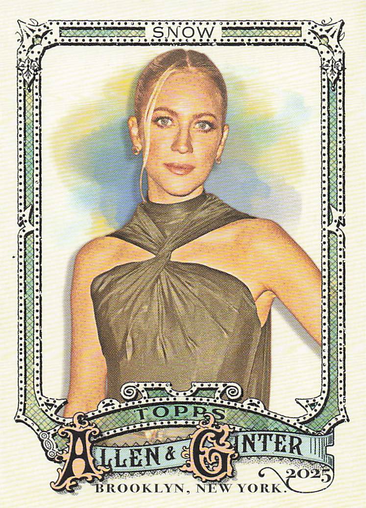 2025 Topps Allen & Ginter Baseball Brittany Snow #276