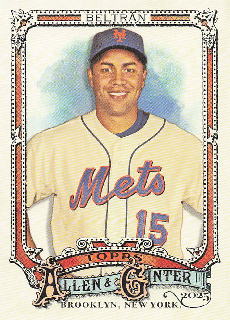 2025 Topps Allen & Ginter Baseball Carlos Beltrán #153