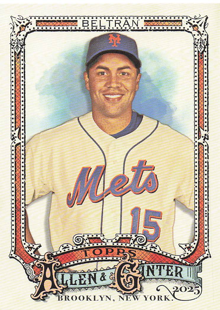 2025 Topps Allen & Ginter Baseball Carlos Beltrán #153