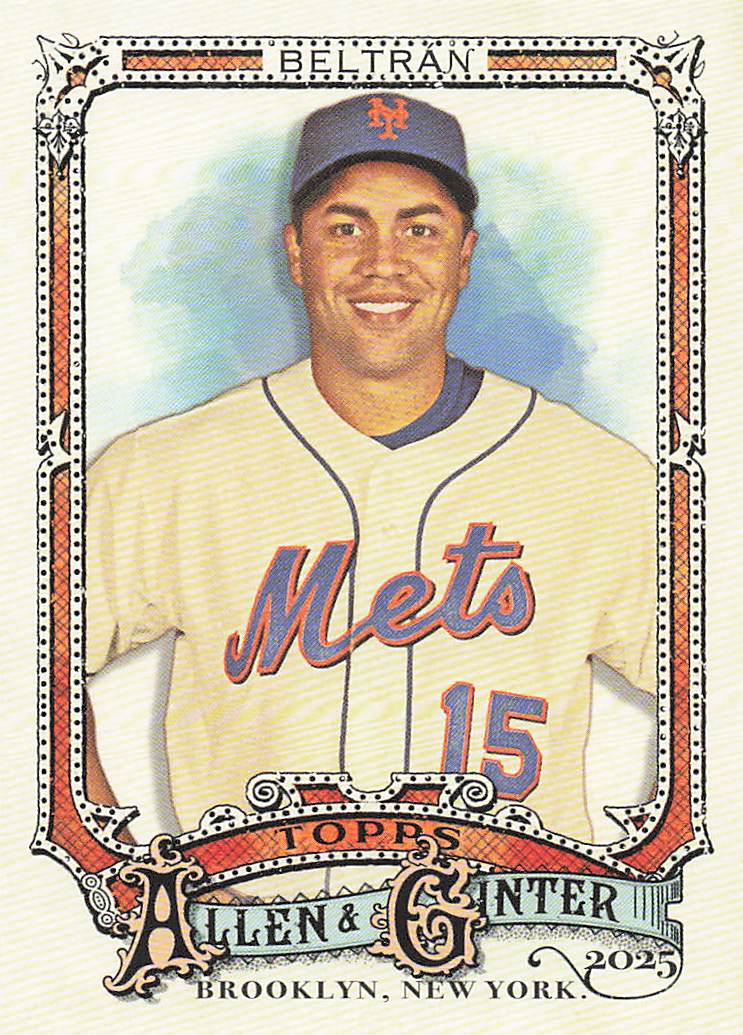 2025 Topps Allen & Ginter Baseball Carlos Beltrán #153