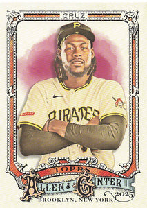 2025 Topps Allen & Ginter Baseball Oneil Cruz #125