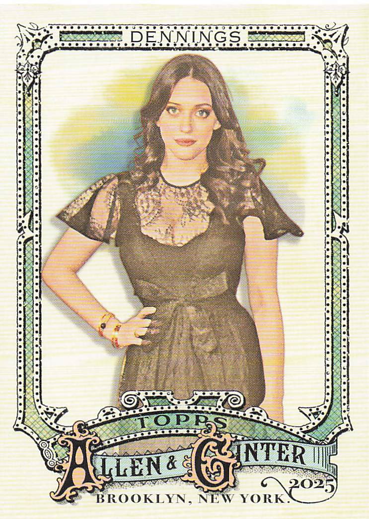2025 Topps Allen & Ginter Baseball Kat Dennings #213