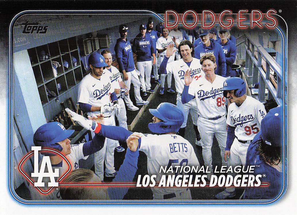 2024 Topps Baseball Los Angeles Dodgers #183