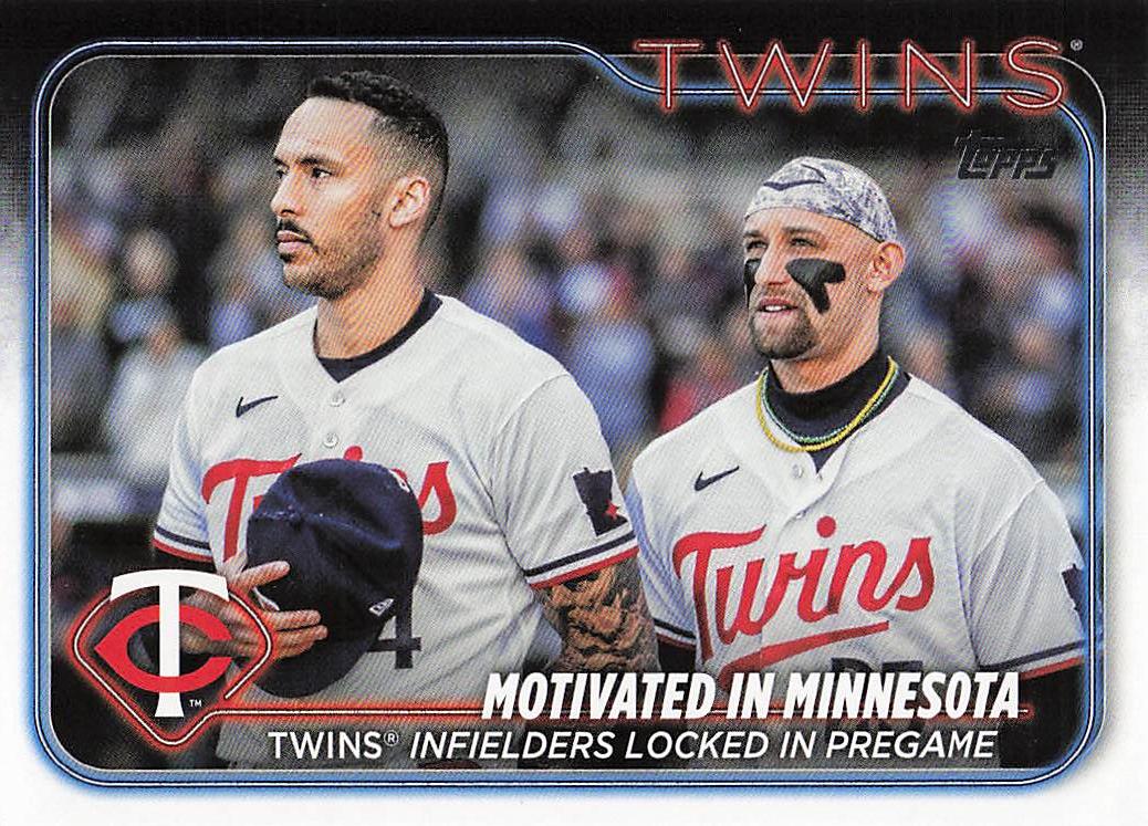 2024 Topps Baseball Motivated In Minnesota (Carlos Correa / Royce Lewis) #653