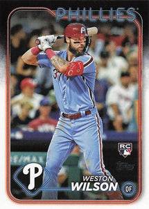 2024 Topps Baseball Weston Wilson #658 Rookie