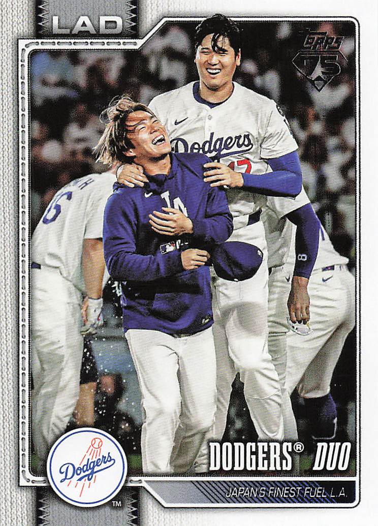 2026 Topps Baseball Dodgers Duo #265