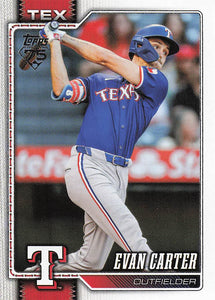2026 Topps Baseball Evan Carter #110