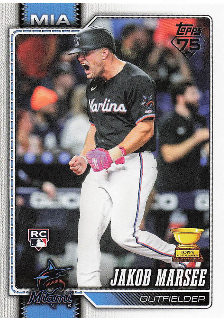 2026 Topps Baseball Jakob Marsee #37 Rookie
