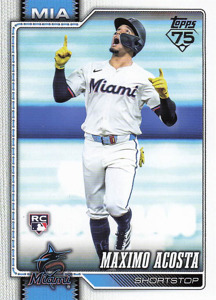2026 Topps Baseball Maximo Acosta #172 Rookie