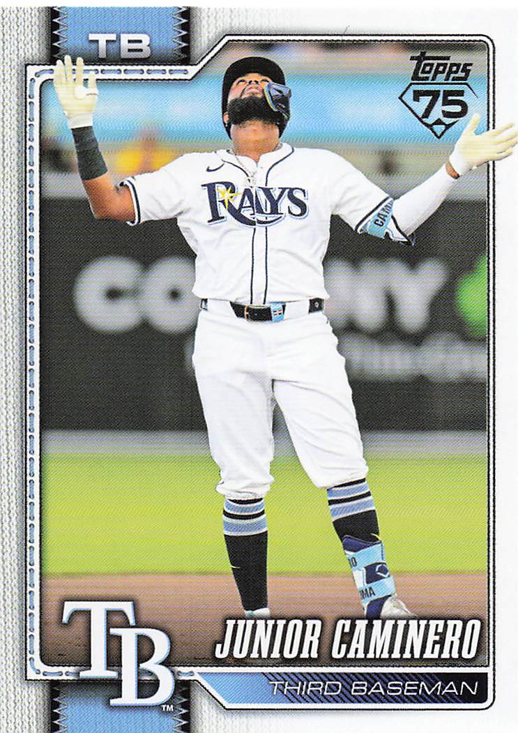 2026 Topps Baseball Junior Caminero #328