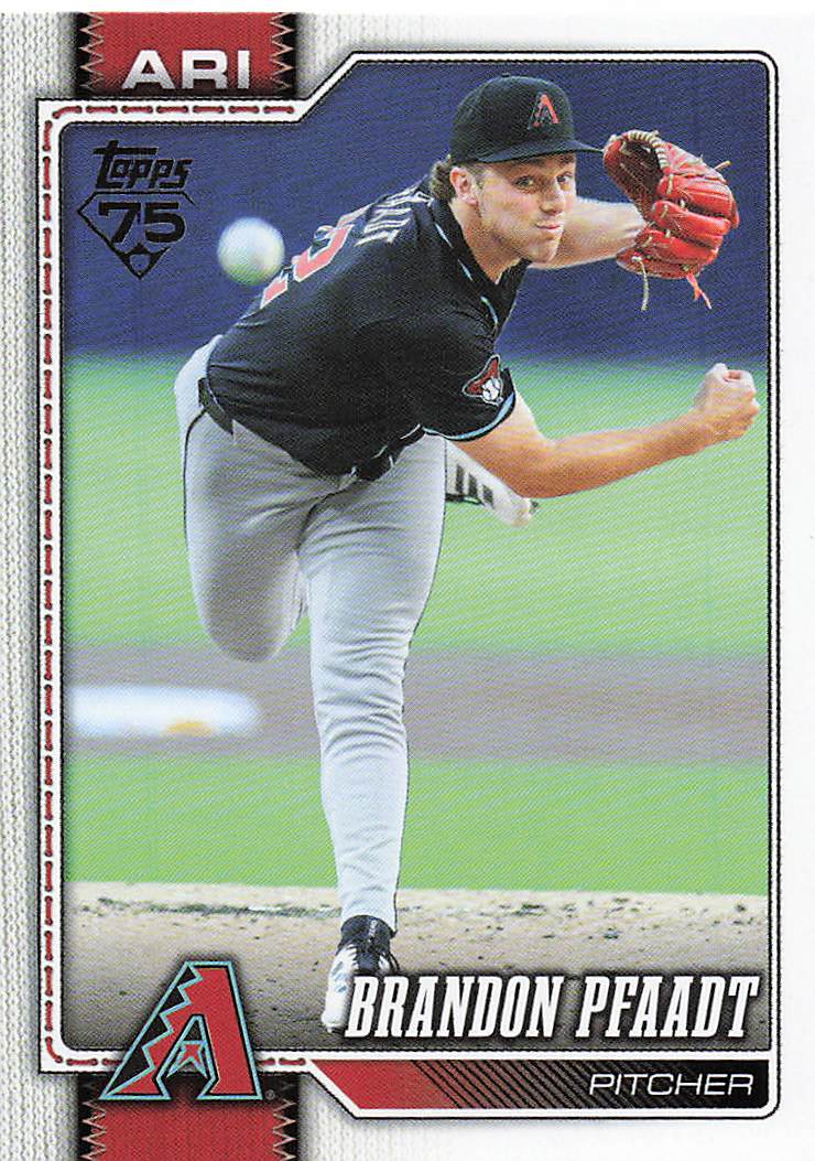 2026 Topps Baseball Brandon Pfaadt #45