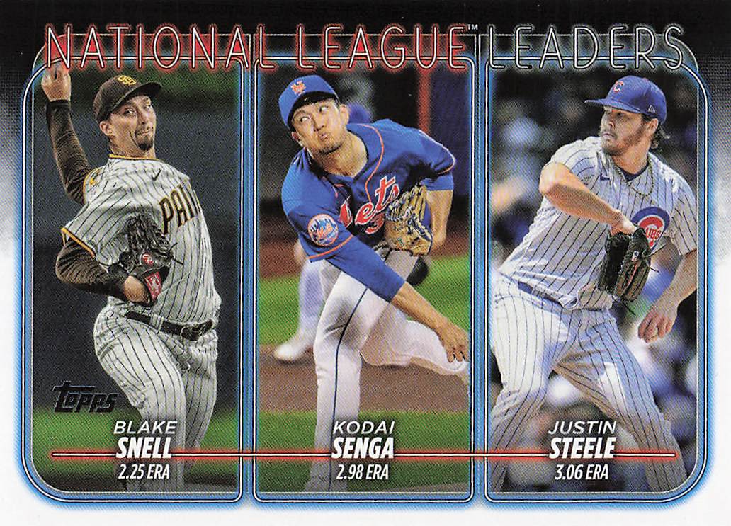 2024 Topps Baseball (Blake Snell / Kodai Senga / Justin Steele) #212