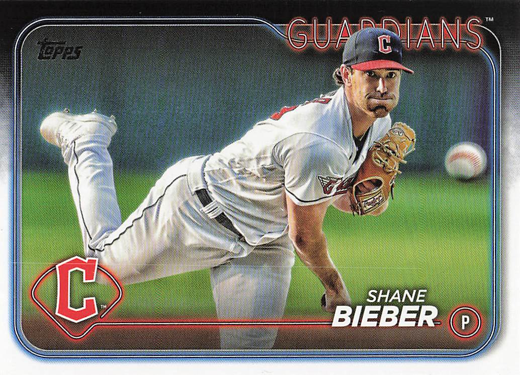 2024 Topps Baseball Shane Bieber #107