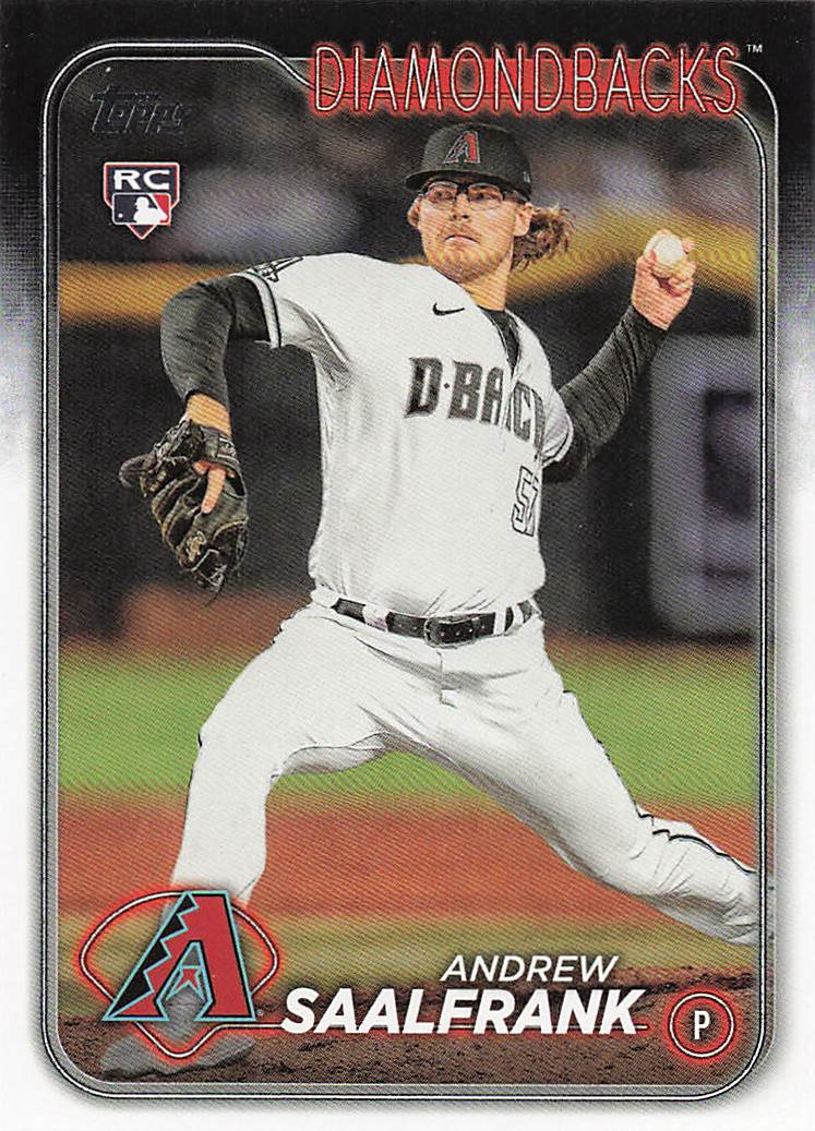 2024 Topps Baseball Andrew Saalfrank #406 Rookie