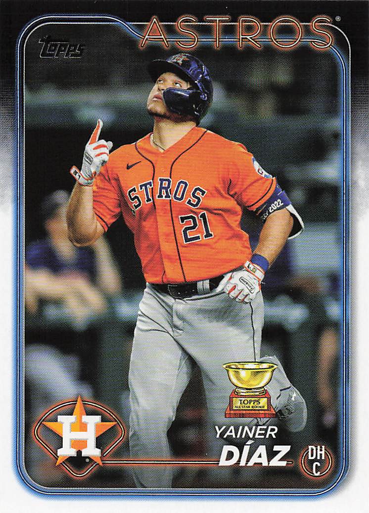 2024 Topps Baseball Yainer Díaz #77
